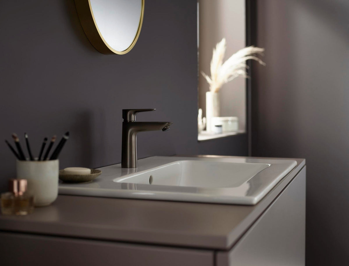 HANSGROHE Talis E Einhebel-Waschtischmischer 110 mit Ablaufgarnitur, chrom – ComfortZone, 5 l/min