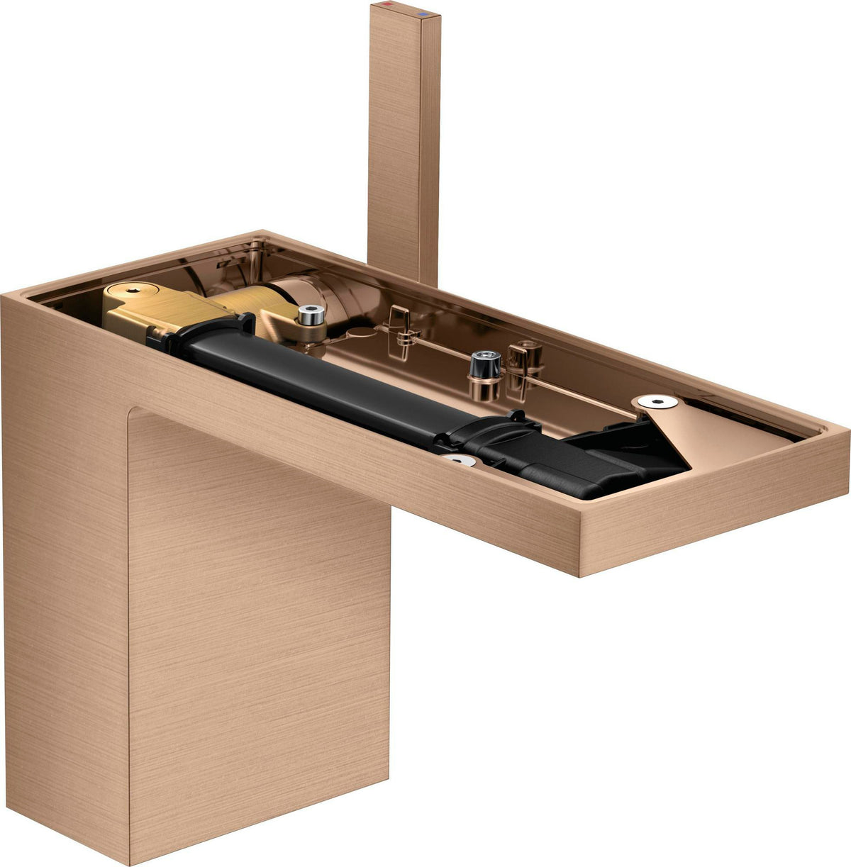 AXOR MYEDITION 110 Einhebel-Waschtischmischer mit Push-Open Ablaufgarnitur, chrom