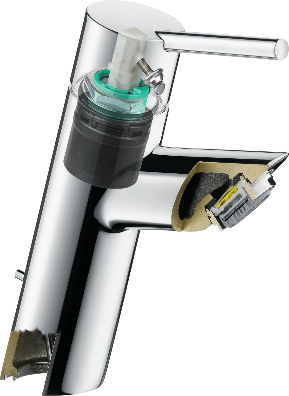 HANSGROHE Talis S Einhebel-Waschtischmischer 80 mit Ablaufgarnitur, chrom