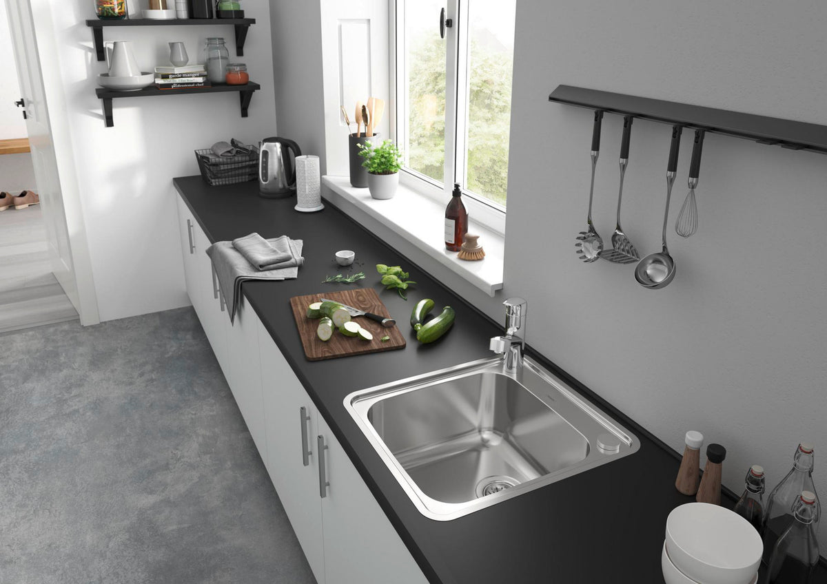 HANSGROHE Focus M42 Spültischmischer 150 Ausziehauslauf chrom – ComfortZone, MagFit, Quick-Connect
