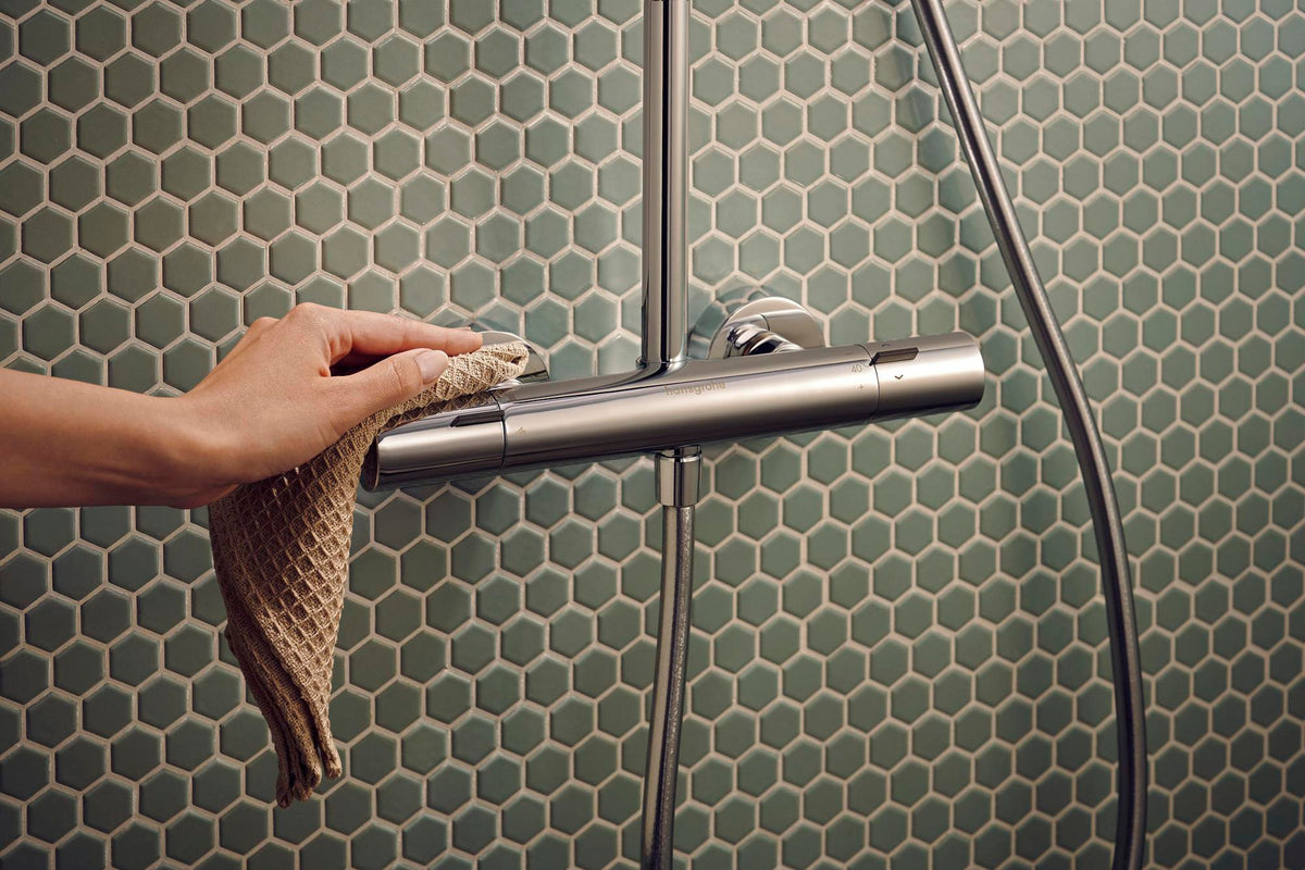 HANSGROHE Activera S Showerpipe 240 1jet EcoSmart mit Ecostat Fine – Chrom