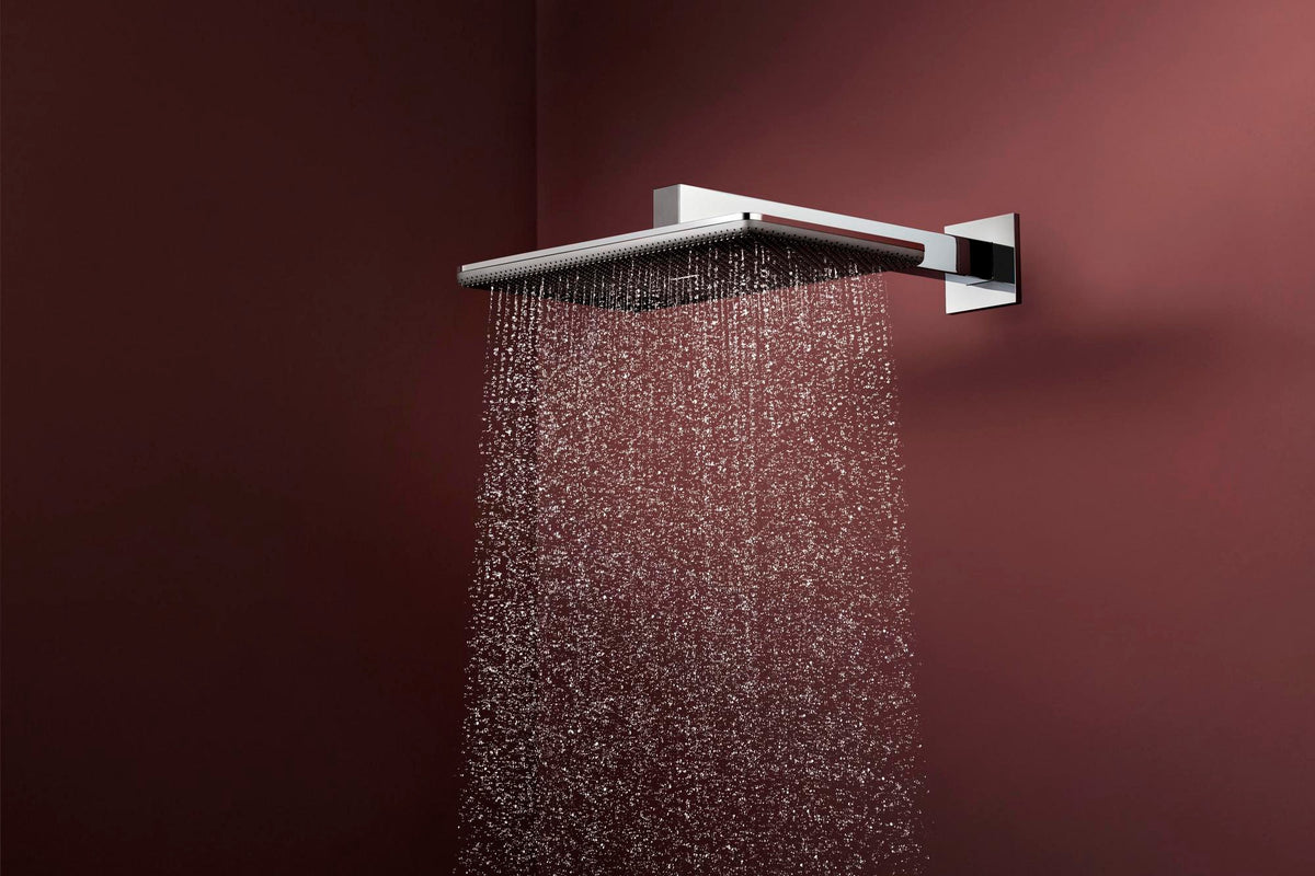HANSGROHE Kopfbrause Raindance Alive Q 210/340 1jet – Rechteckig, RainAir & PowderRain, Schwarz
