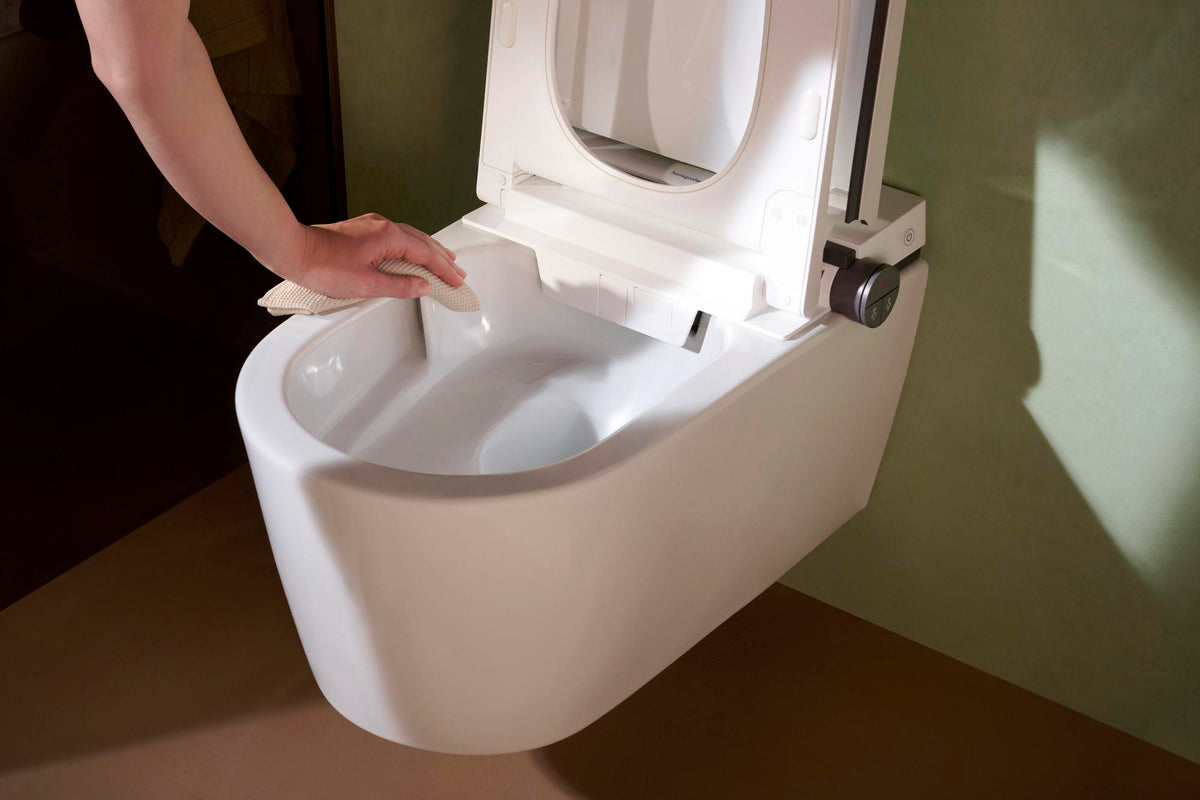 HANSGROHE Dusch-WC LavaPura Element S AquaHelix Flush mit HygieneEffect – Komplettset Wand-WC