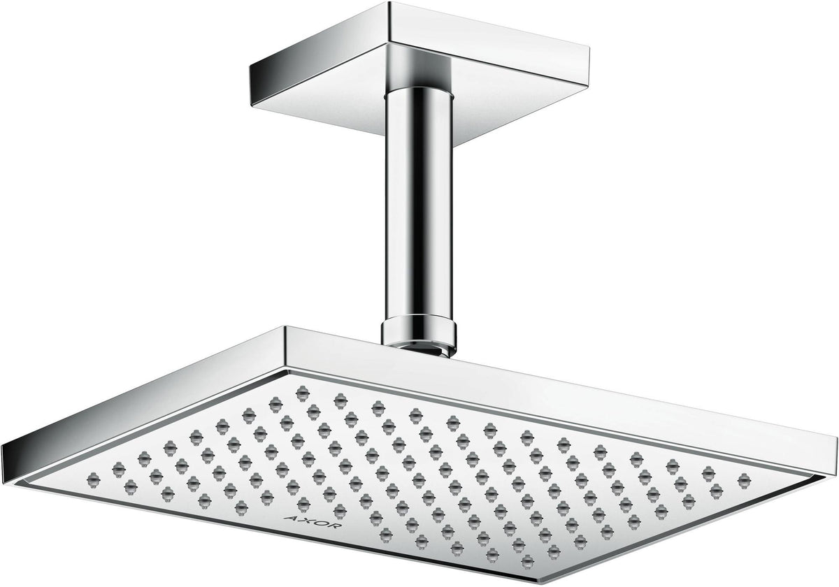 AXOR Kopfbrause 245 x 185 mm, 1 Jet, Chrom – Rain-Strahl für Wand- und Deckenmontage