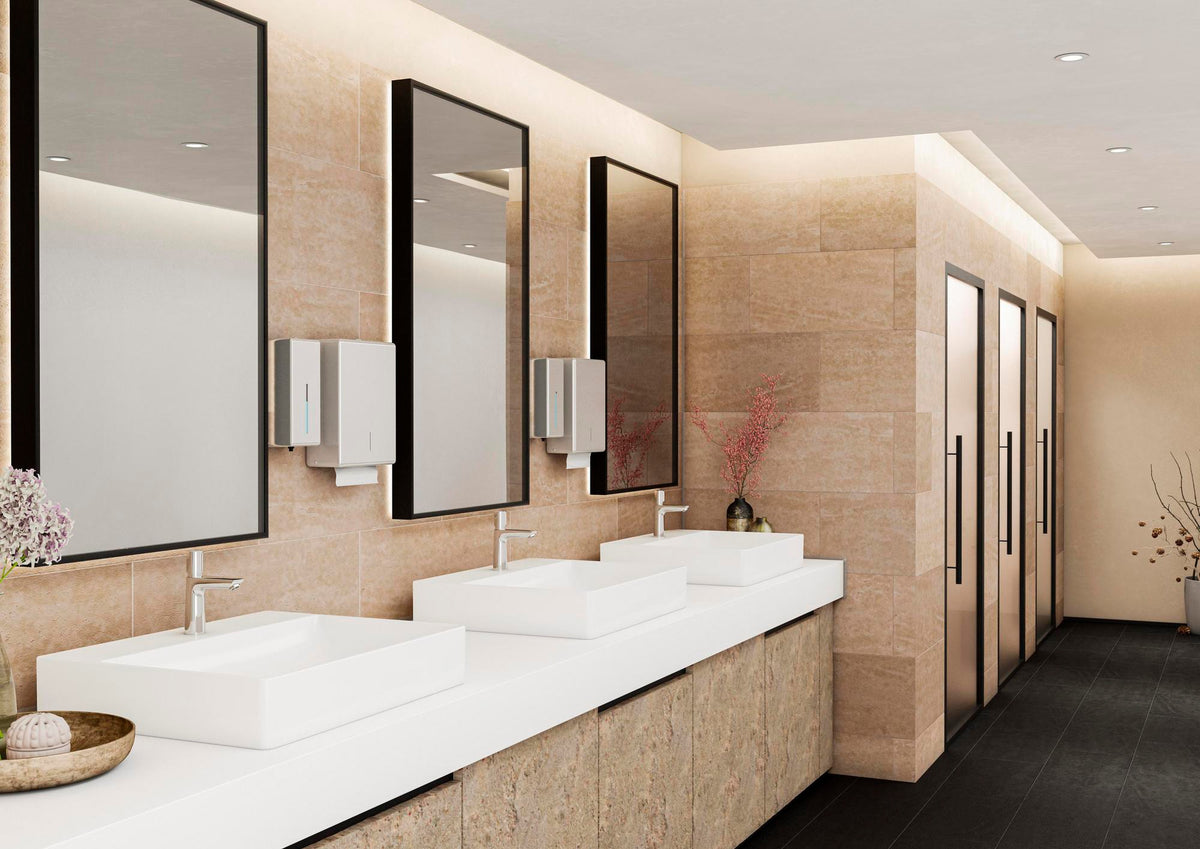 HANSGROHE Talis E Selbstschluss-Waschtischmischer mit Temperaturregulierung chrom