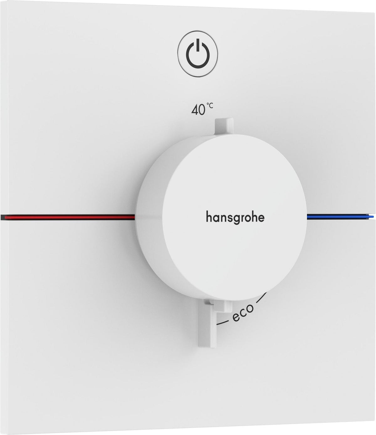 HANSGROHE ShowerSelect Comfort E Thermostat Fertigmontageset, Aufputz Chrom, 1 Verbraucher
