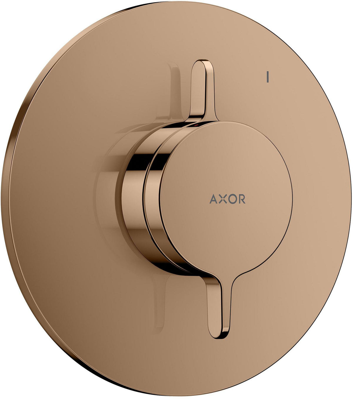 AXOR One Unterputz-Mischer für 1 Verbraucher, chrom – flache Rosette, Keramikmischsystem