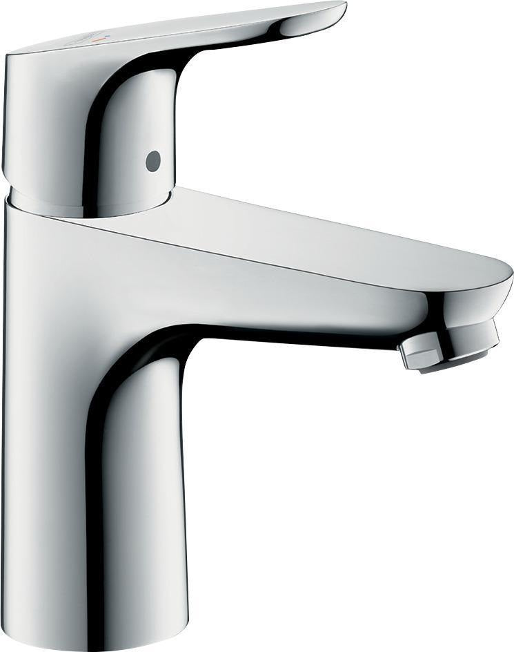 HANSGROHE Focus 100 Einhebel-Waschtischmischer DN 15 CoolStart mit Zugstangen-Ablaufgarnitur