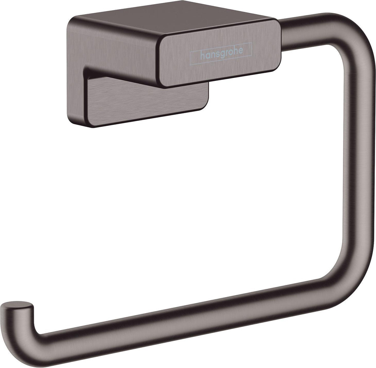 HANSGROHE AddStoris Papierrollenhalter ohne Deckel – Chrom, Wandmontage, verdeckte Befestigung