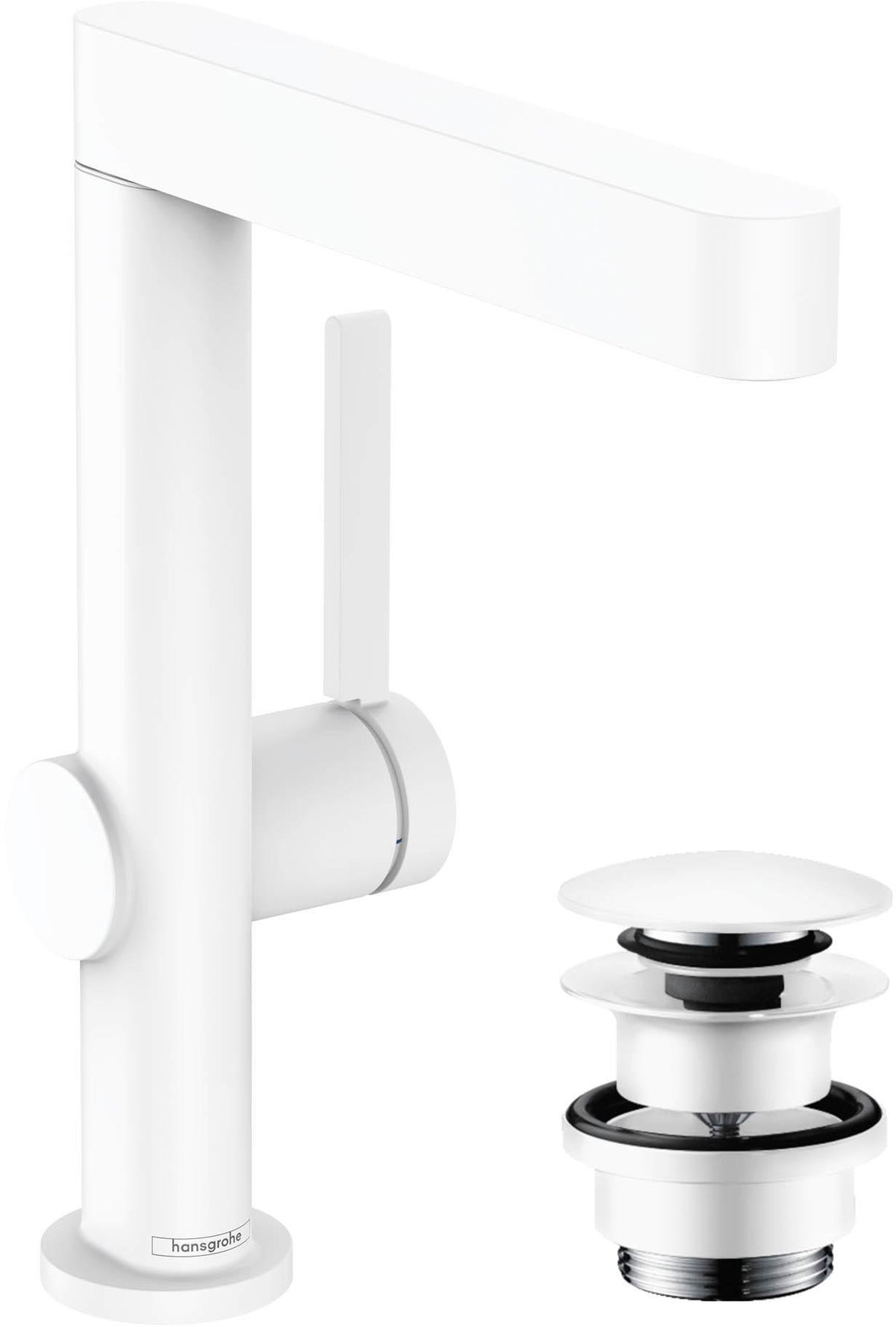HANSGROHE Finoris 230 Einhebel-Waschtischmischer mit Push-Open Ablaufgarnitur, chrom