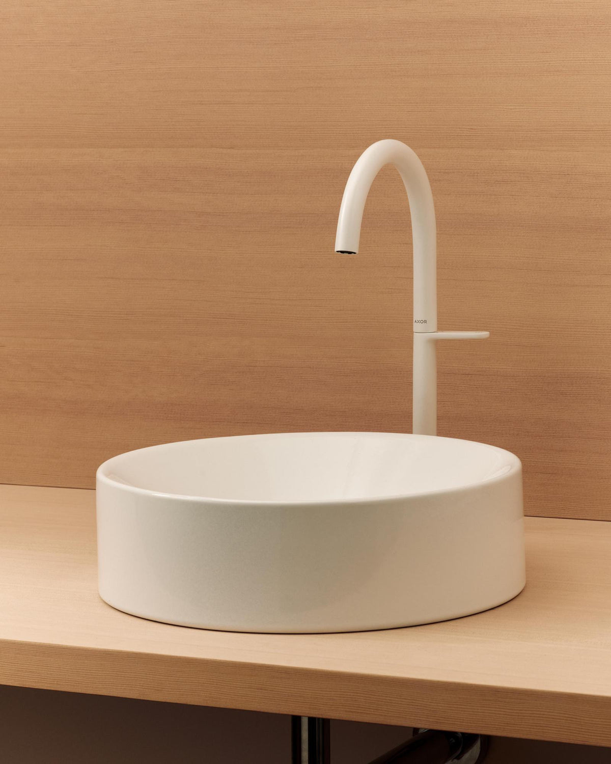 AXOR ONE Select 260 Waschtischmischer mit Push-Open Ablaufgarnitur, chrom