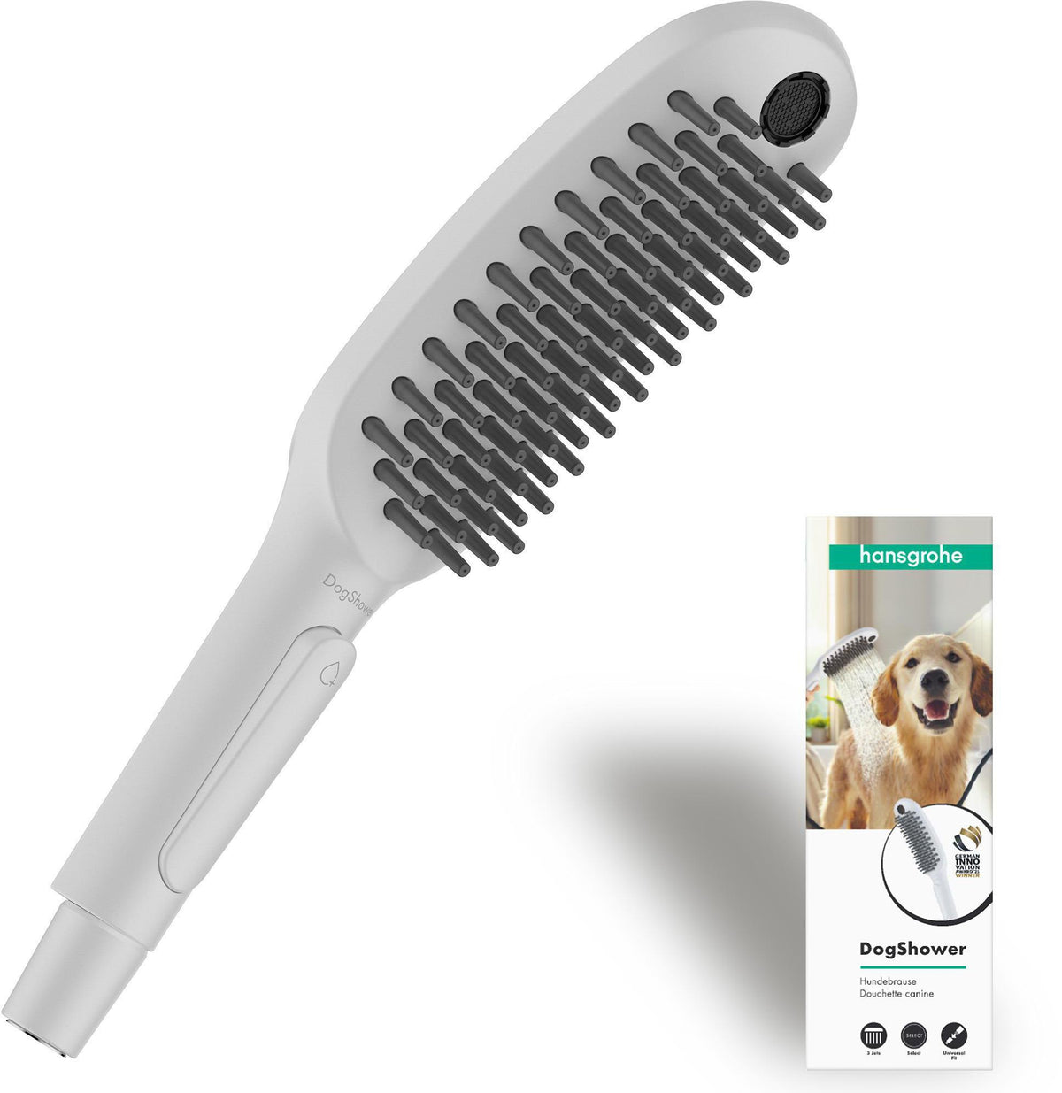 HANSGROHE DogShower 150 Hundeduschbrause mit 3 Strahlarten und Select-Taste