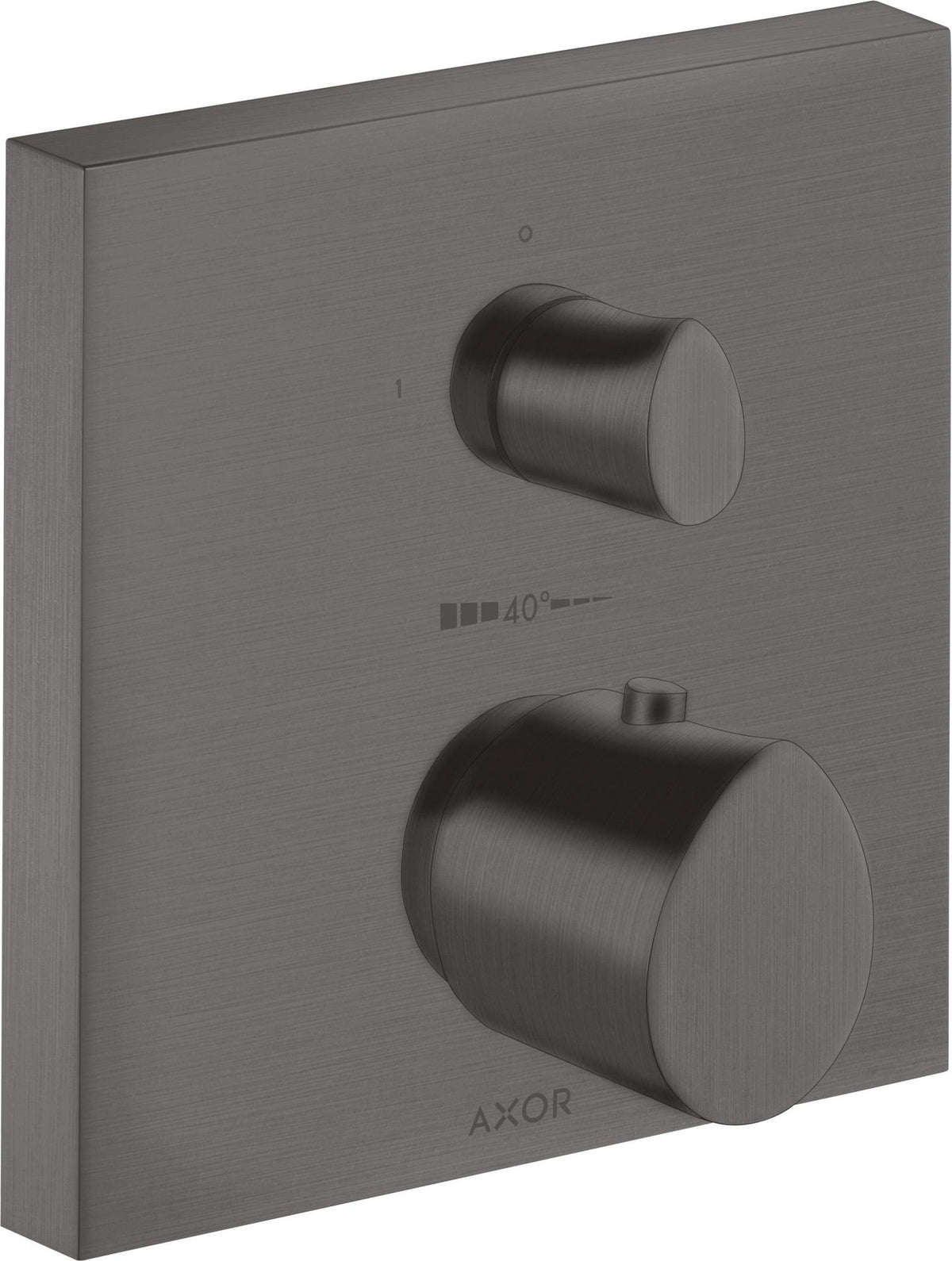 AXOR Starck Organic UP Thermostat mit Absperrventil – Chrom, 1 Verbraucher, quadratisch