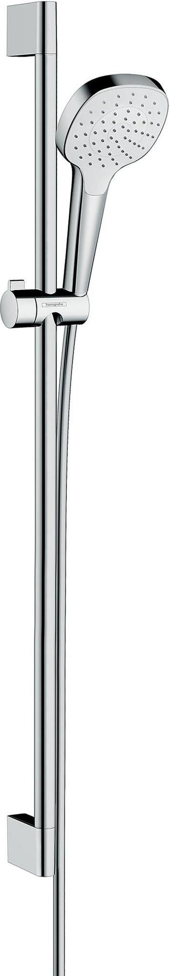 HANSGROHE Brauseset Croma Select E 1jet mit Unica Croma Stange 650 mm weiß/chrom