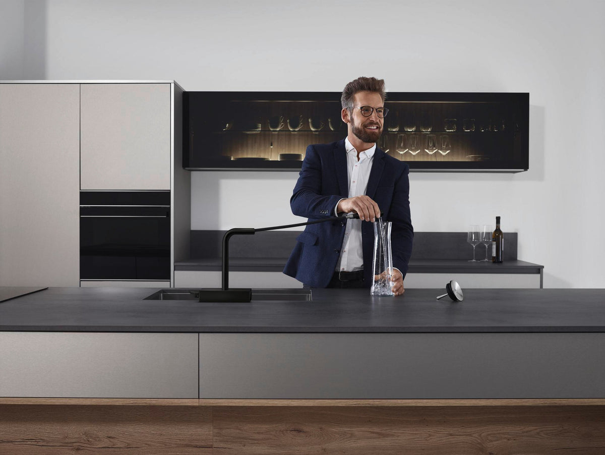 HANSGROHE Aquno Select M81 Spültischmischer 250 mit Ausziehauslauf 2jet sBox Chrom