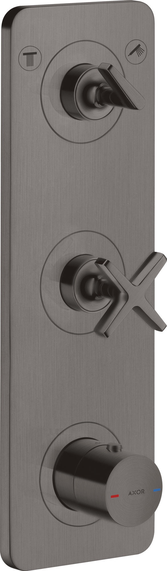 AXOR Citterio E Thermostatmodul DN20 für 2 Verbraucher – Chrom, 380x120 mm