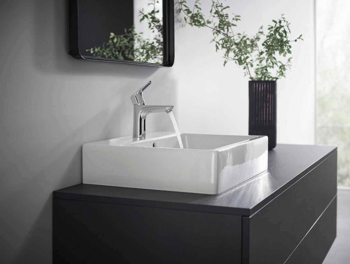HANSGROHE Focus 100 Einhebel-Waschtischmischer DN 15 CoolStart mit Zugstangen-Ablaufgarnitur