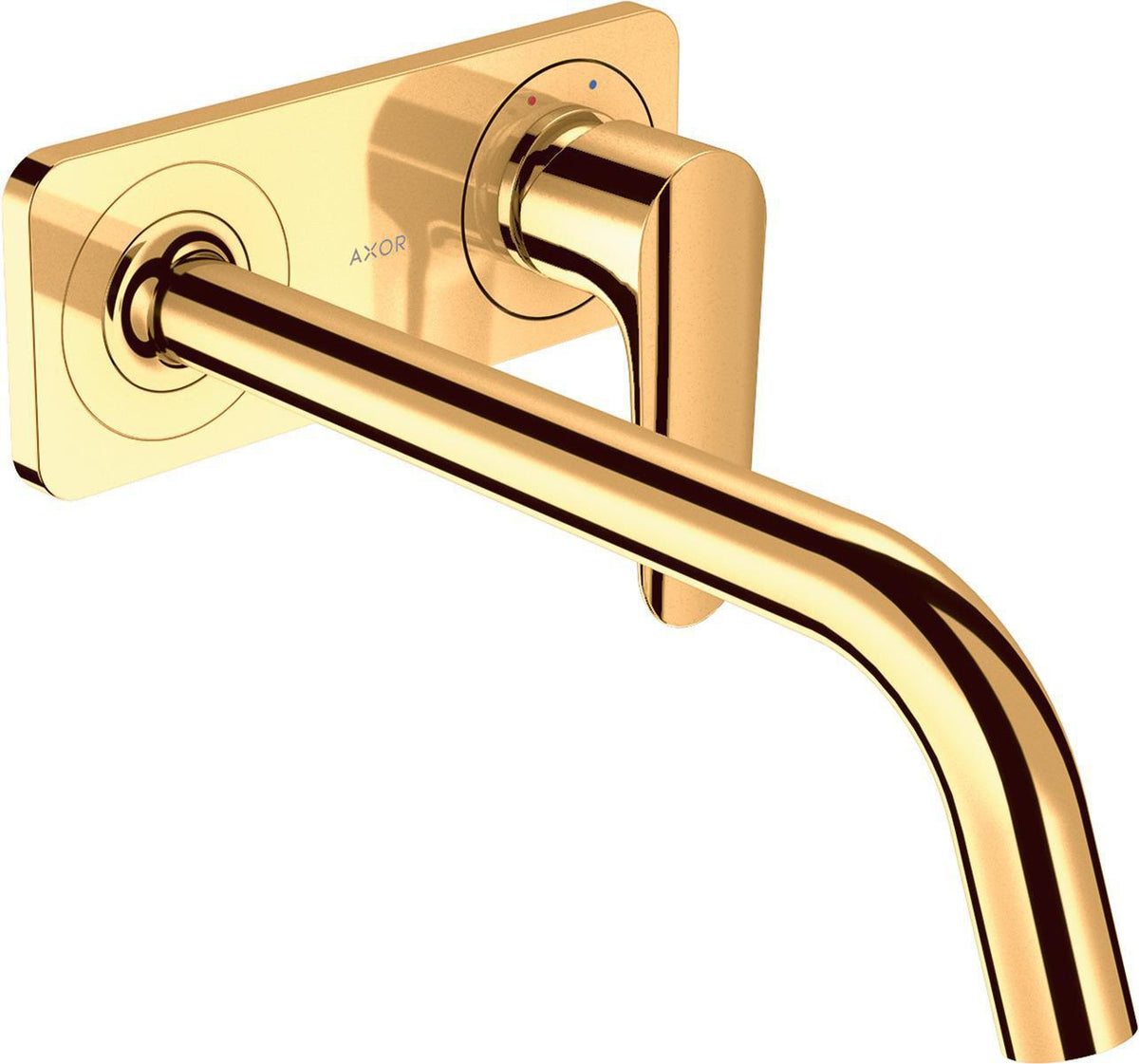 AXOR Citterio M Einhebel-Waschtischmischer Unterputz mit Platte, Chrom, 167 mm Auslauf