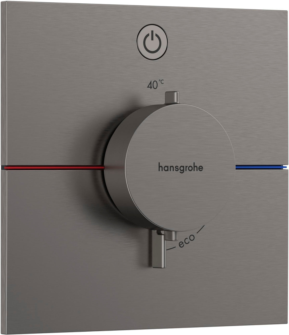 HANSGROHE ShowerSelect Comfort E Thermostat Fertigmontageset, Aufputz Chrom, 1 Verbraucher