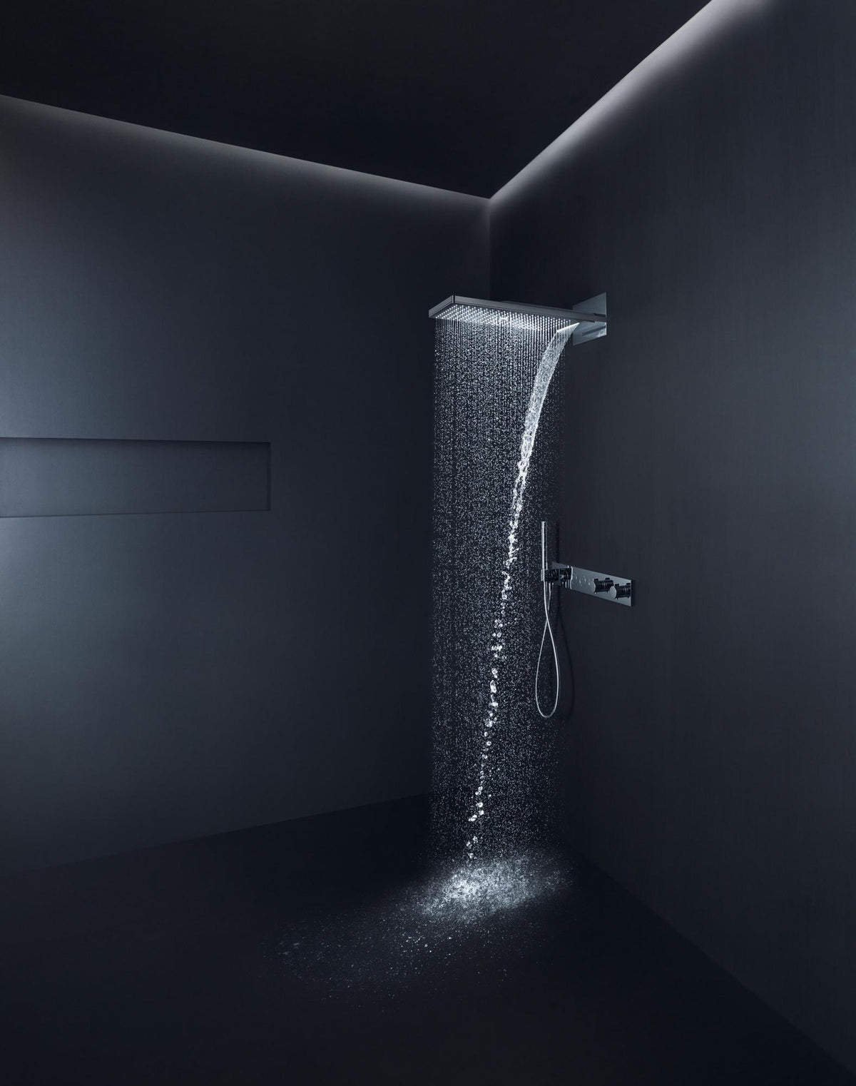 AXOR STARCK X 2jet Stabhandbrause DN 15 Chrom – 2 Strahlarten, QuickClean, für Durchlauferhitzer