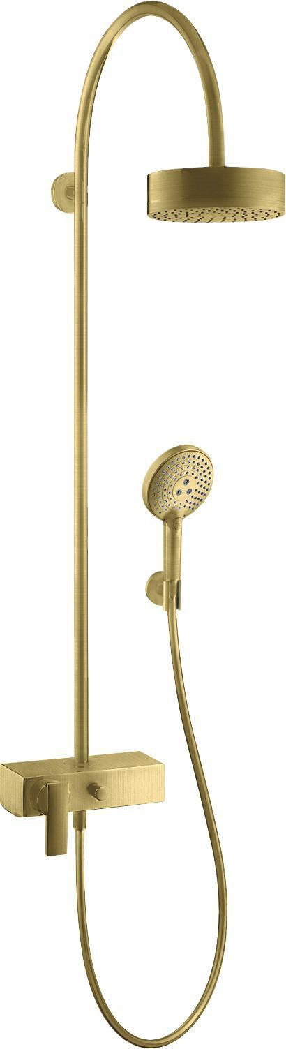AXOR Citterio Showerpipe DN 15 mit Einhebelmischer und 1jet Kopfbrause – Chrom