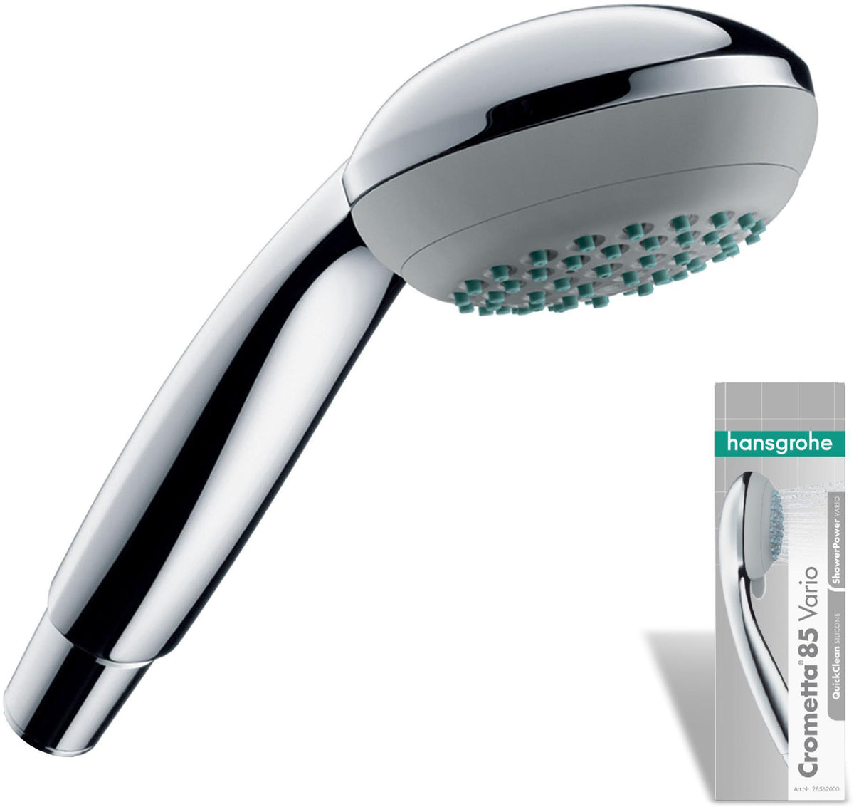 HANSGROHE Crometta 85 Handbrause mit Normalstrahl und QuickClean in Chrom