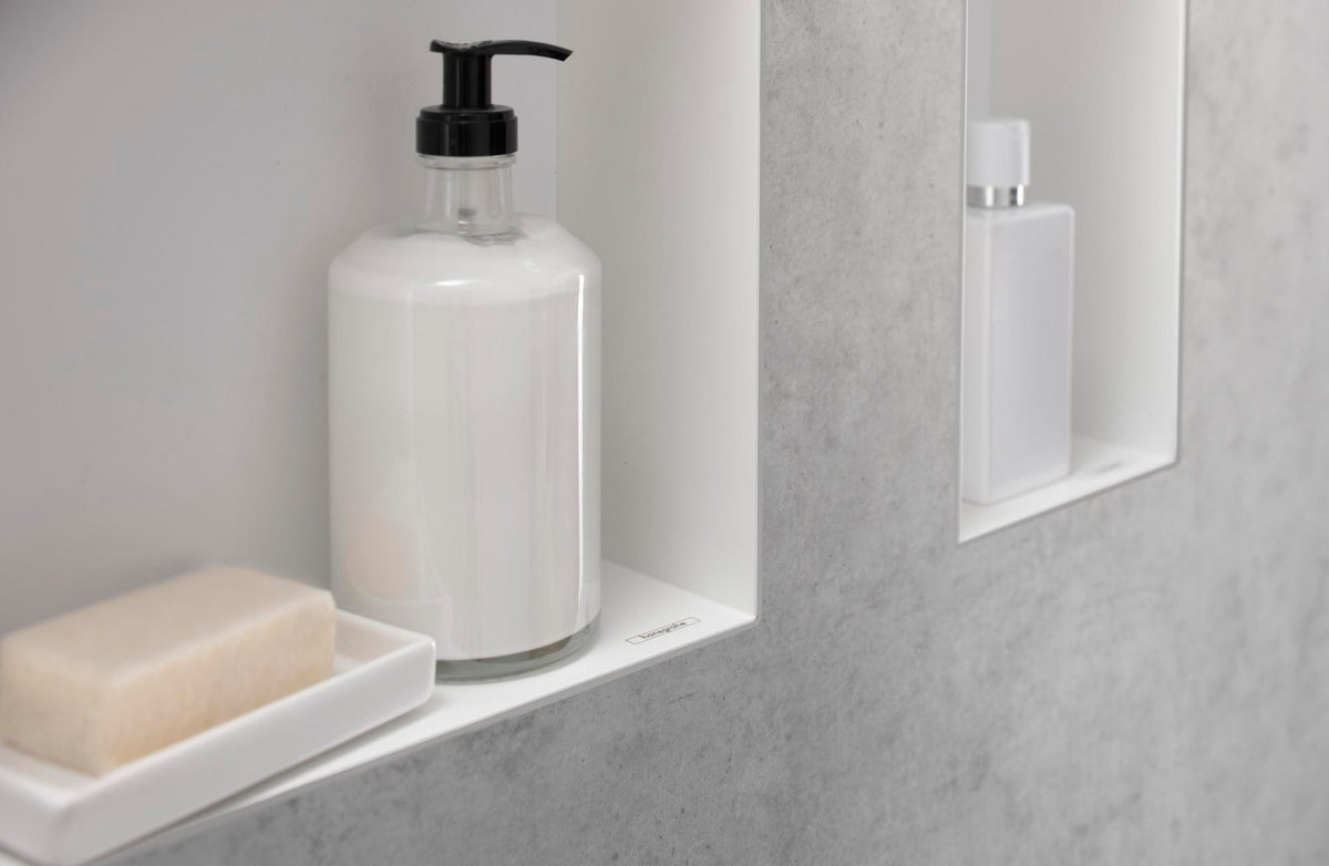 HANSGROHE XtraStoris Minimalistic Wandnische rahmenlos mattschwarz 300x150x100 mm