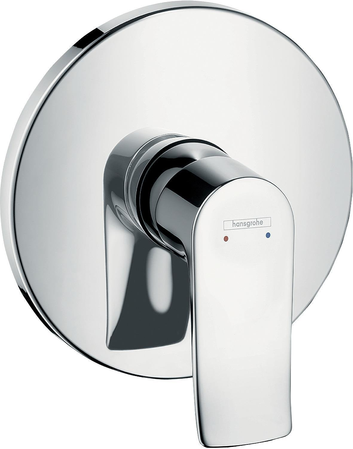 HANSGROHE Metris Brausemischer Fertigmontageset DN 15 Chrom mit Temperaturbegrenzung