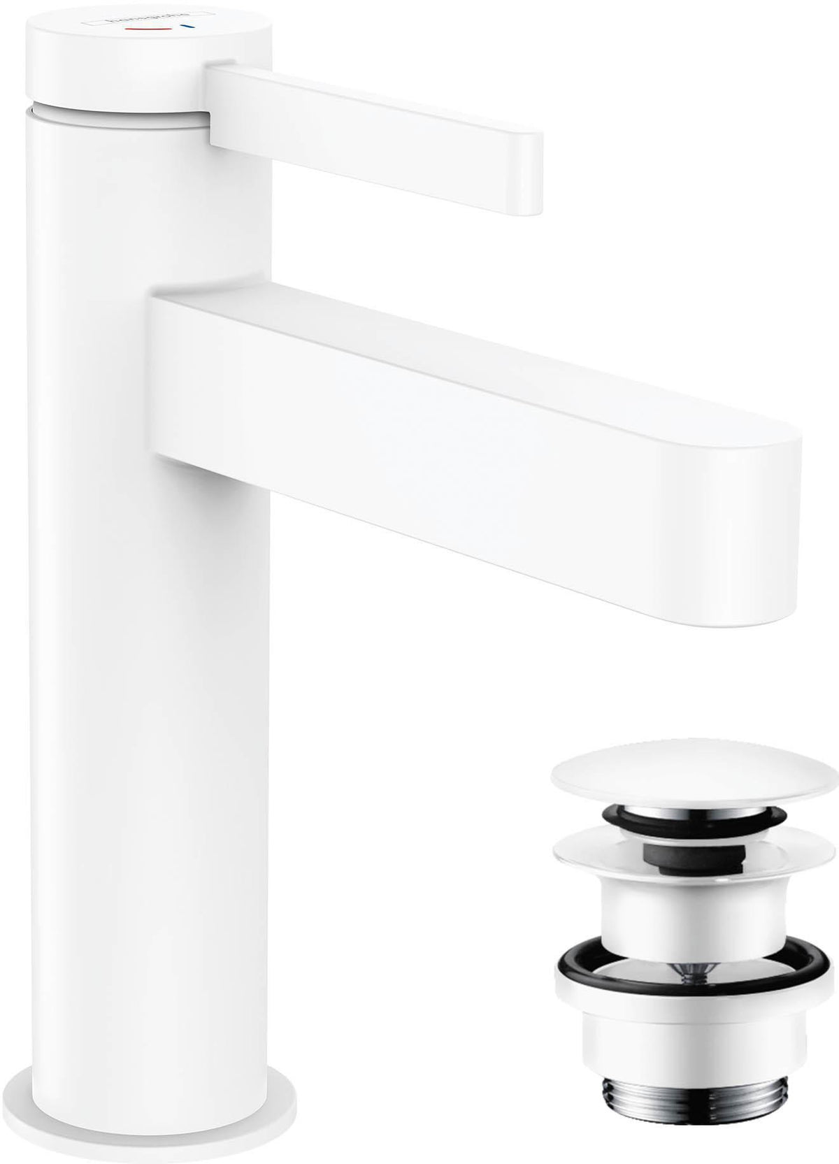 HANSGROHE Finoris Einhebel-Waschtischmischer 110 mit Zugstangen-Ablaufgarnitur, chrom