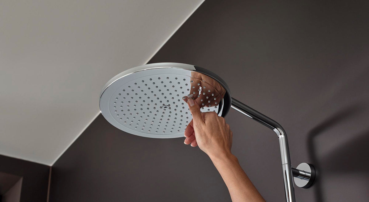 HANSGROHE Showerpipe Croma Select 280 Air mit Thermostat – Chrom, 1 Strahl, 280 mm Kopfbrause