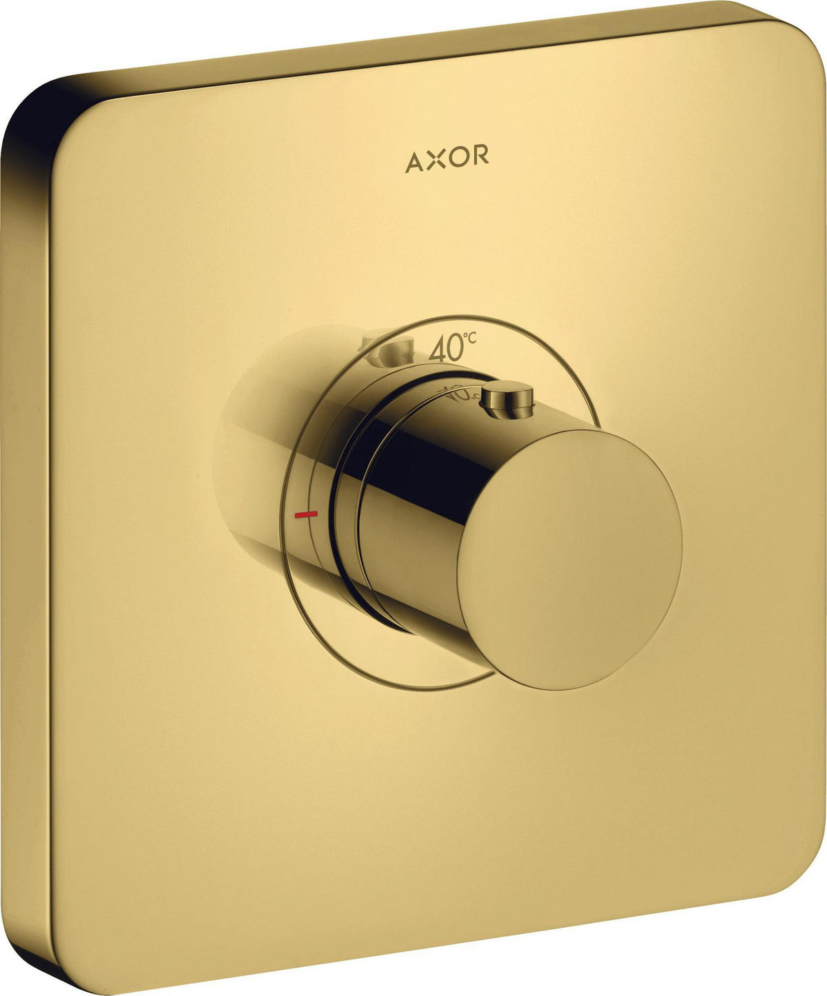 AXOR ShowerSelect Soft Thermostatbatterie Highflow Unterputz Chrom – quadratisch, 1 Verbraucher