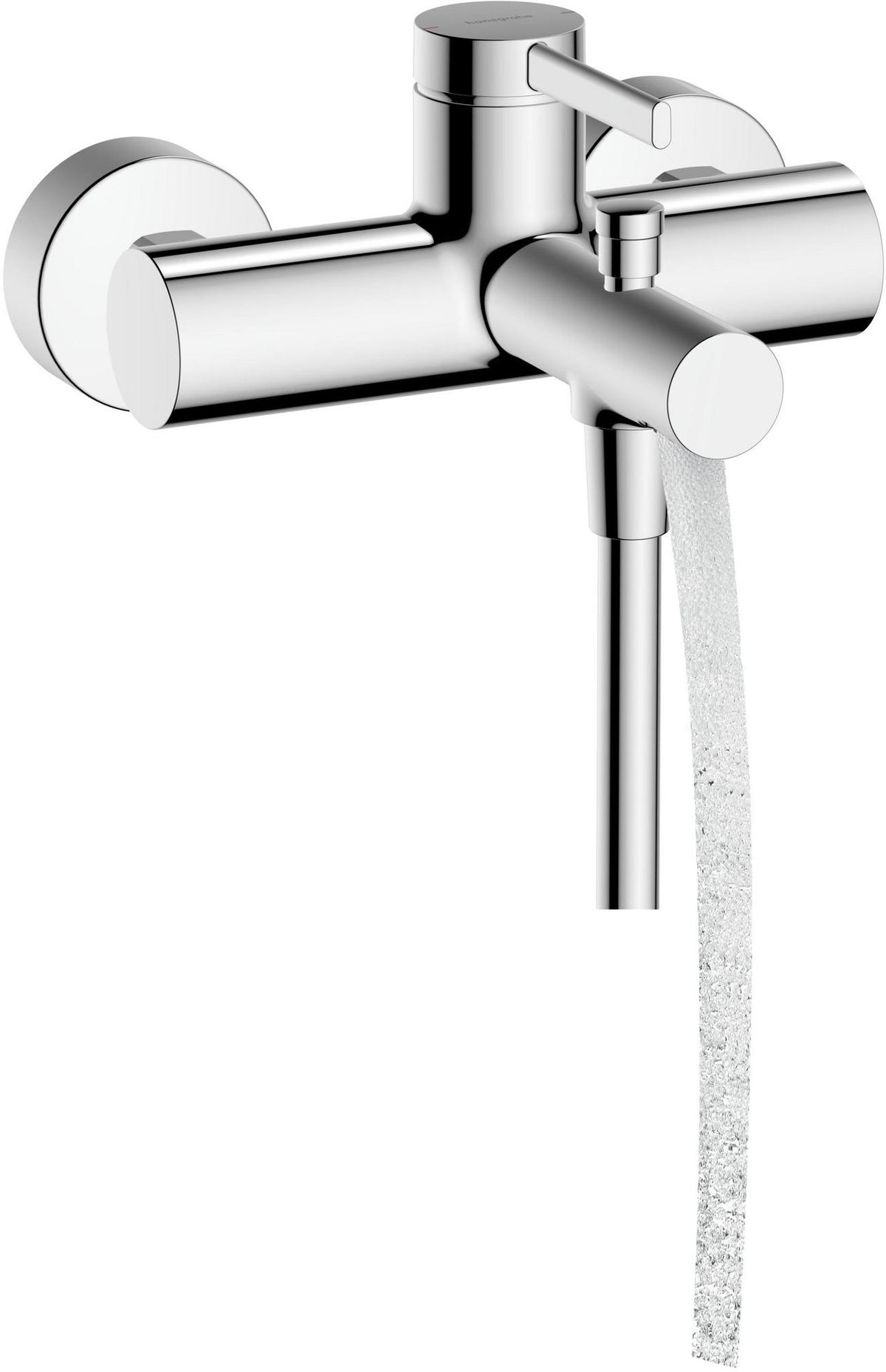Hansgrohe Zesis S Wannenmischer Aufputz Chrom – 2 Verbraucher, Temperaturbegrenzung