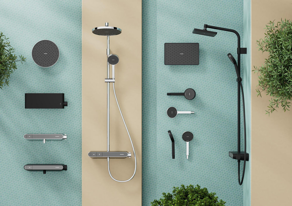 Hansgrohe Activera S Kopfbrause 240 1jet EcoSmart – Chrom, 240 mm, Rain, FlexPower