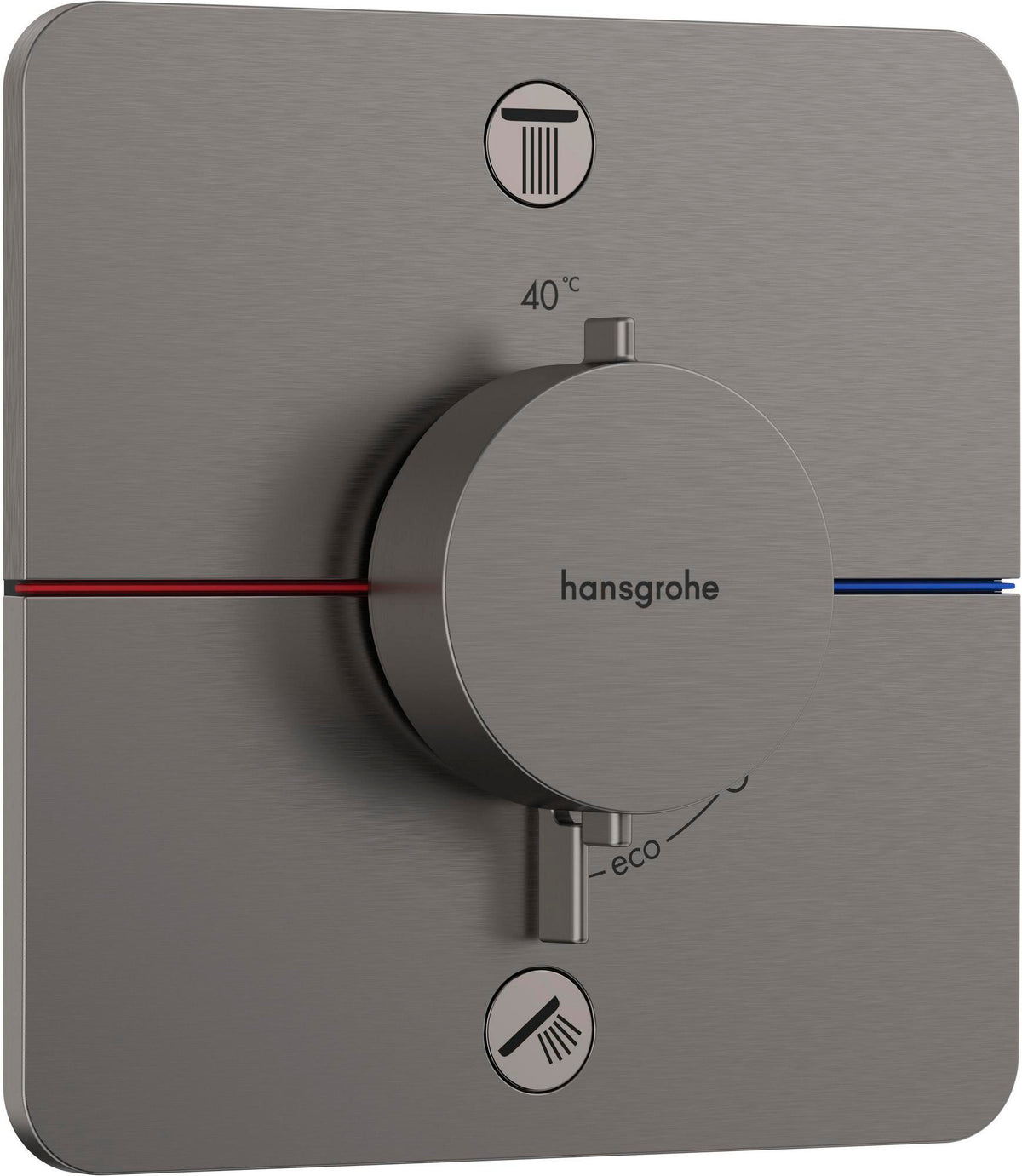 HANSGROHE ShowerSelect Comfort Q Thermostat Fertigmontageset UP Chrom – 2 Verbraucher, Select-Tasten