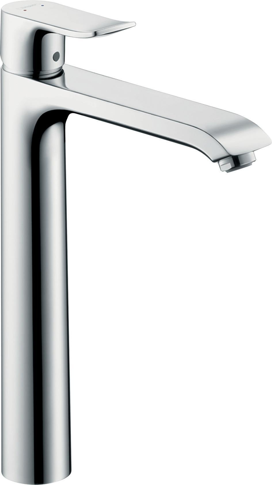 HANSGROHE Metris 260 Einhebel-Waschtischmischer mit ComfortZone, Zugstangen-Ablaufgarnitur und Temperaturbegrenzung, chrom