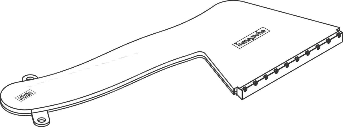 AXOR Massaud Absperrventil Chrom – Hansgrohe Ersatzteil für Brausestange 22 mm