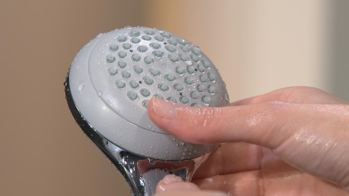 HANSGROHE HG Handbrause CROMETTA 85 MONO DN 15 chrom – 1 Strahlart, QuickClean Antikalk