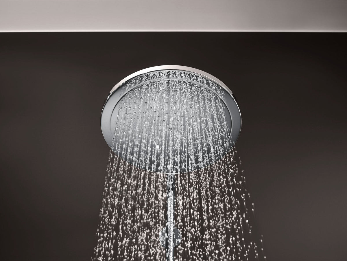 HANSGROHE Showerpipe Croma Select 280 Air mit Thermostat – Chrom, 1 Strahl, 280 mm Kopfbrause