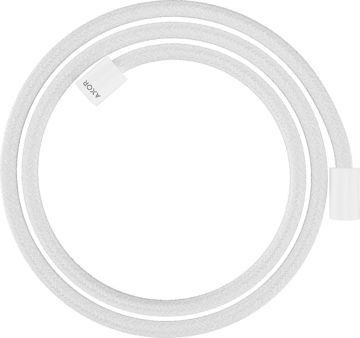 AXOR Textilbrauseschlauch ShowerSolutions 160 cm, chrom – mit zylindrischen Muttern, recyceltes PET, knickgeschützt