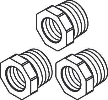 HANSGROHE Reduziernippel-Set iBox universal – 12-teiliges Montagezubehör für iBox Universal