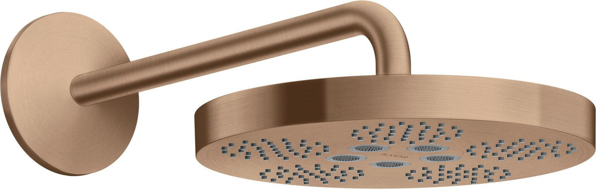 AXOR ONE 280 1jet Kopfbrause mit Brausearm, chrom – PowderRain & Rain, 280 mm, Antikalk