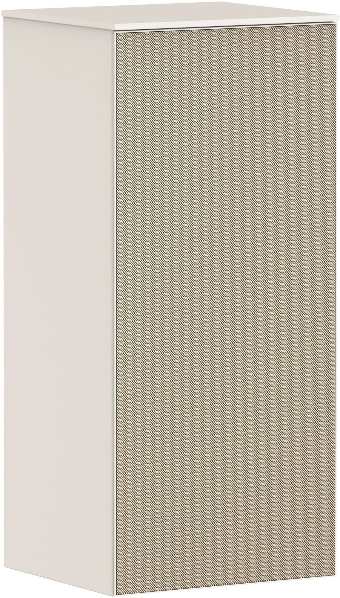 HANSGROHE Xevolos E Halbhochschrank 890 mm, eiche dunkel, grifflos mit PushOpen – Badmöbel