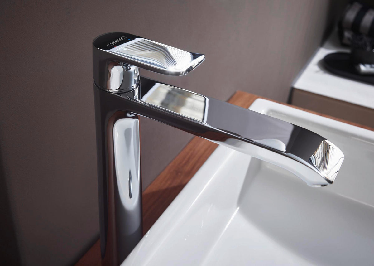 HANSGROHE Metris 260 Einhebel-Waschtischmischer mit ComfortZone, Zugstangen-Ablaufgarnitur und Temperaturbegrenzung, chrom