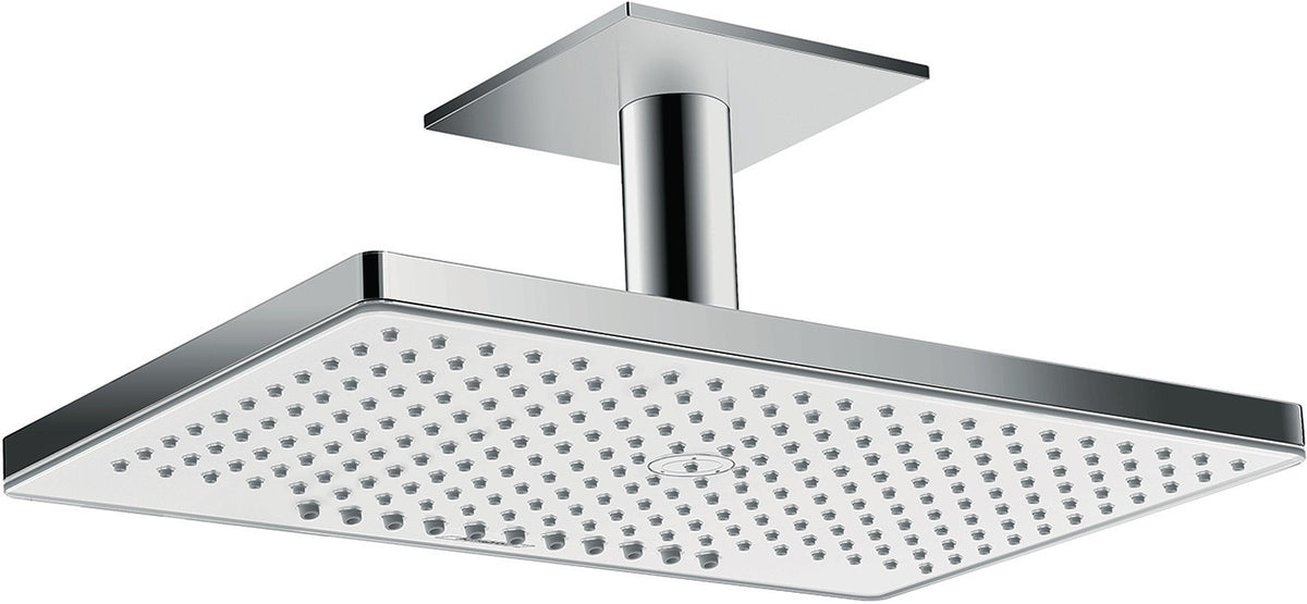 Hansgrohe Rainmaker Select 460 Kopfbrause 2jet DN 15 mit Deckenanschluss 100 mm weiß/chrom