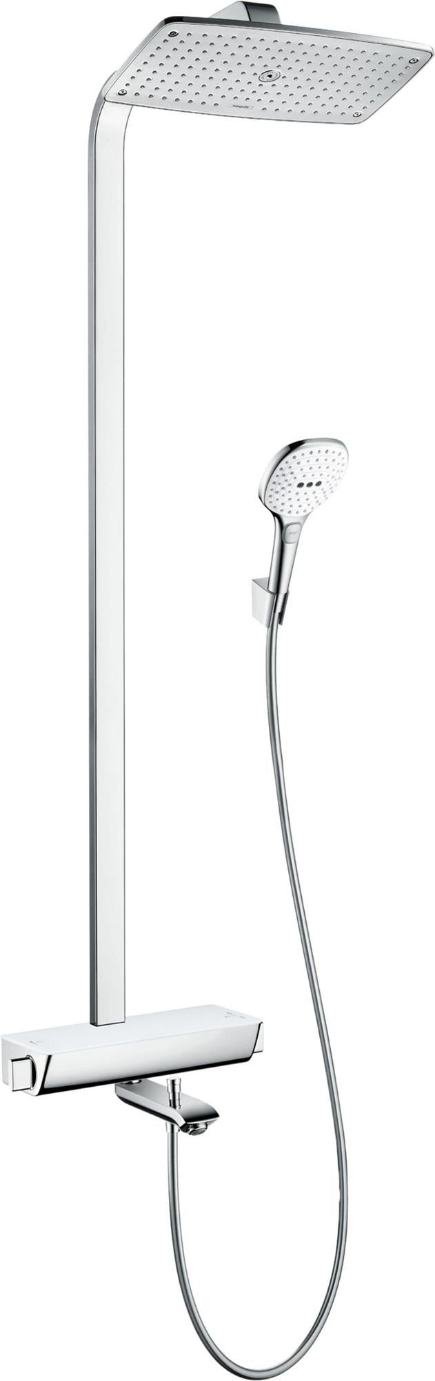 HANSGROHE Raindance E 360 Showerpipe mit Wannenthermostat Ecostat Select – Chrom