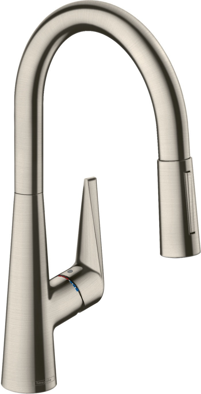 HANSGROHE Talis S 2jet Einhebel-Küchenmischer mit Ausziehbrause, ComfortZone 200, Chrom