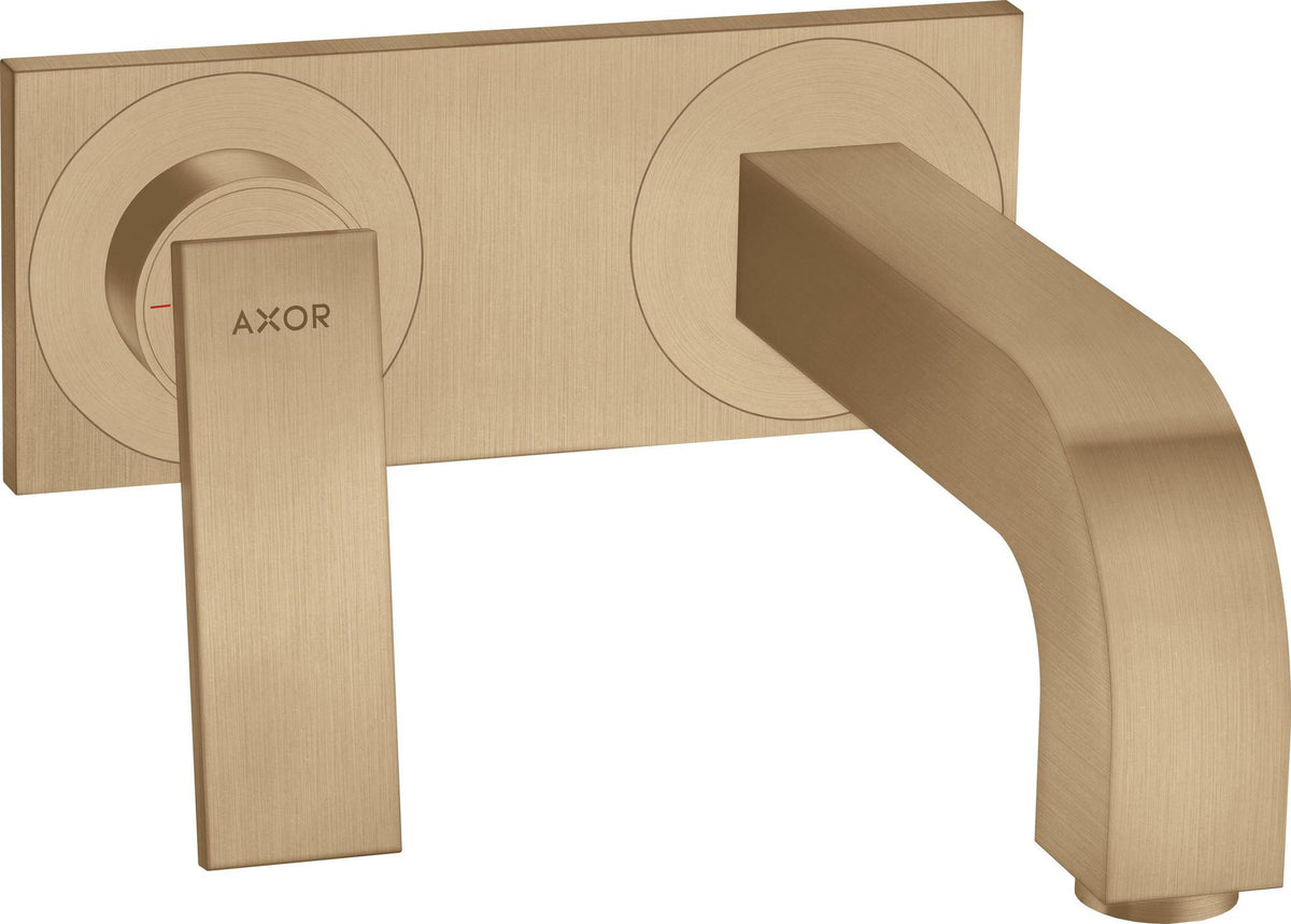 AXOR CITTERIO Fertigmontageset Unterputz-Waschtischmischer 220 mm Hebelgriff Gold