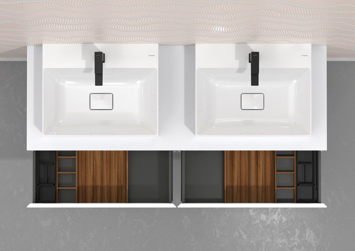 HANSGROHE IntraStoris Schubkasteninneneinteilung Basis Set 100/345 mattschwarz für Xelu & Xevolos