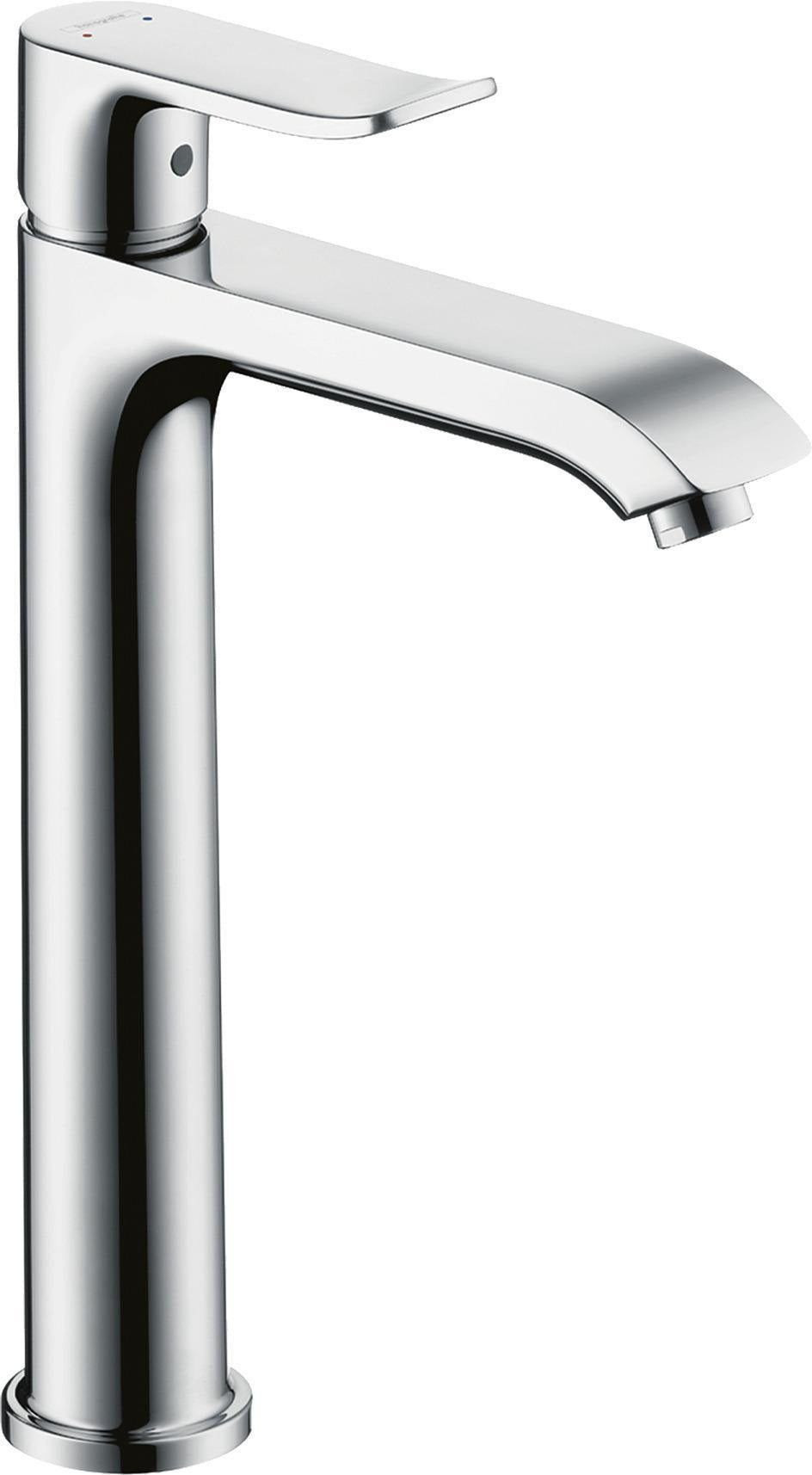 HANSGROHE Metris Einhebel-Waschtischmischer 200 chrom – ComfortZone, 5 l/min, mit Zugstangen-Ablaufgarnitur