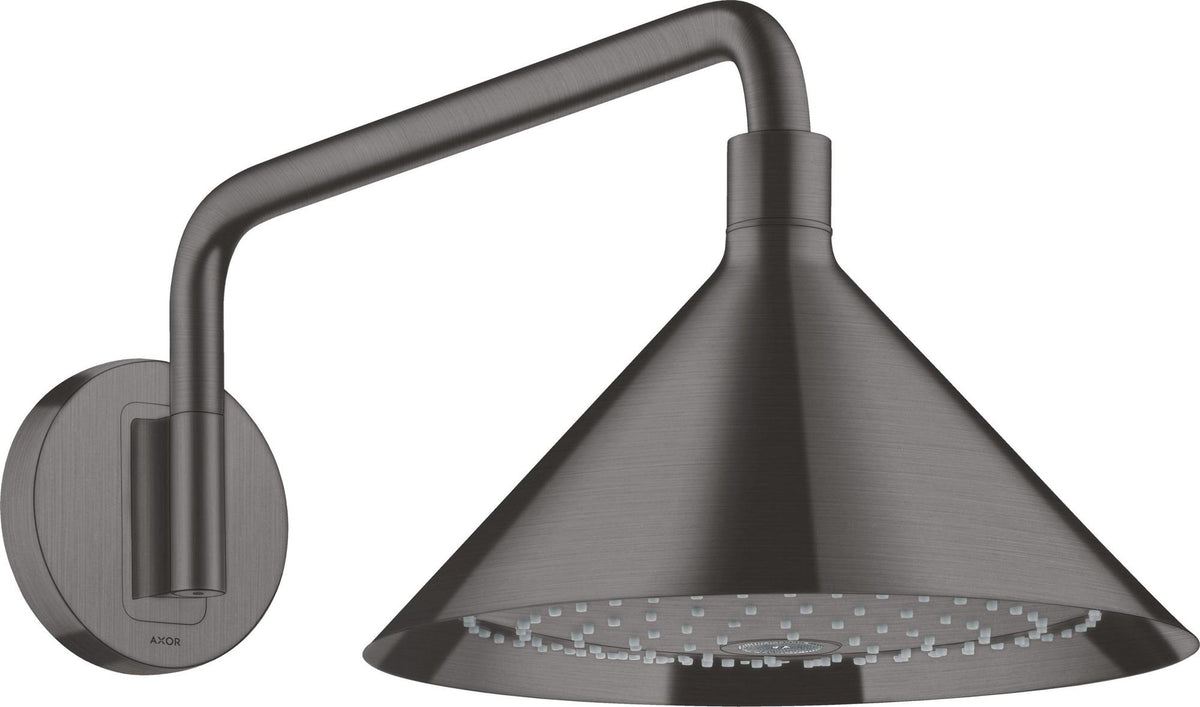 AXOR Kopfbrause 240 2jet von Hansgrohe – 279 mm, Chrom, 2 Strahlarten, Wandmontage